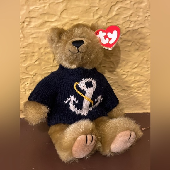 Vintage 1993 TY ‘SALTY’ Beanie Bear Attic Treasures Collection - Picture 2 of 8